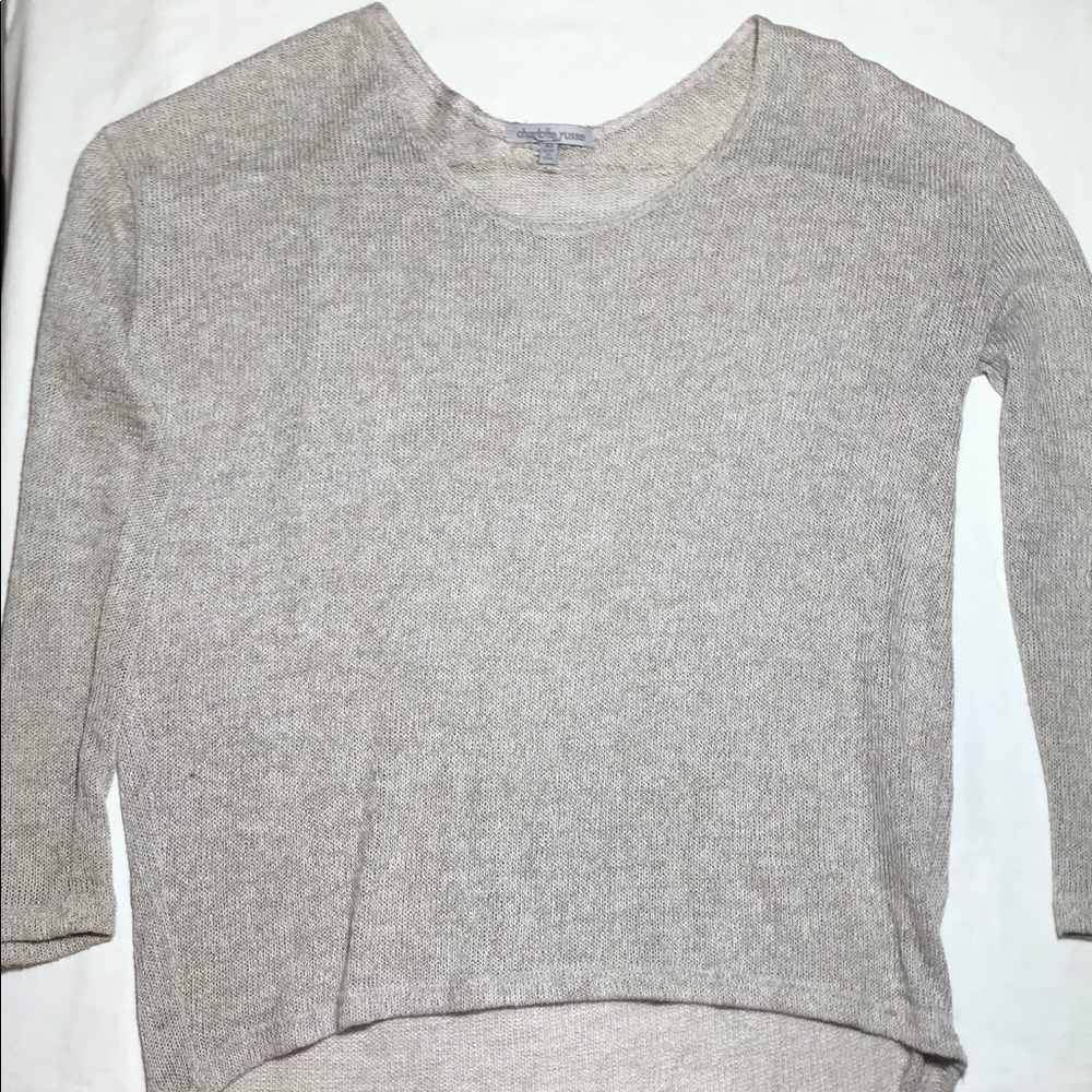 Sheer tan top